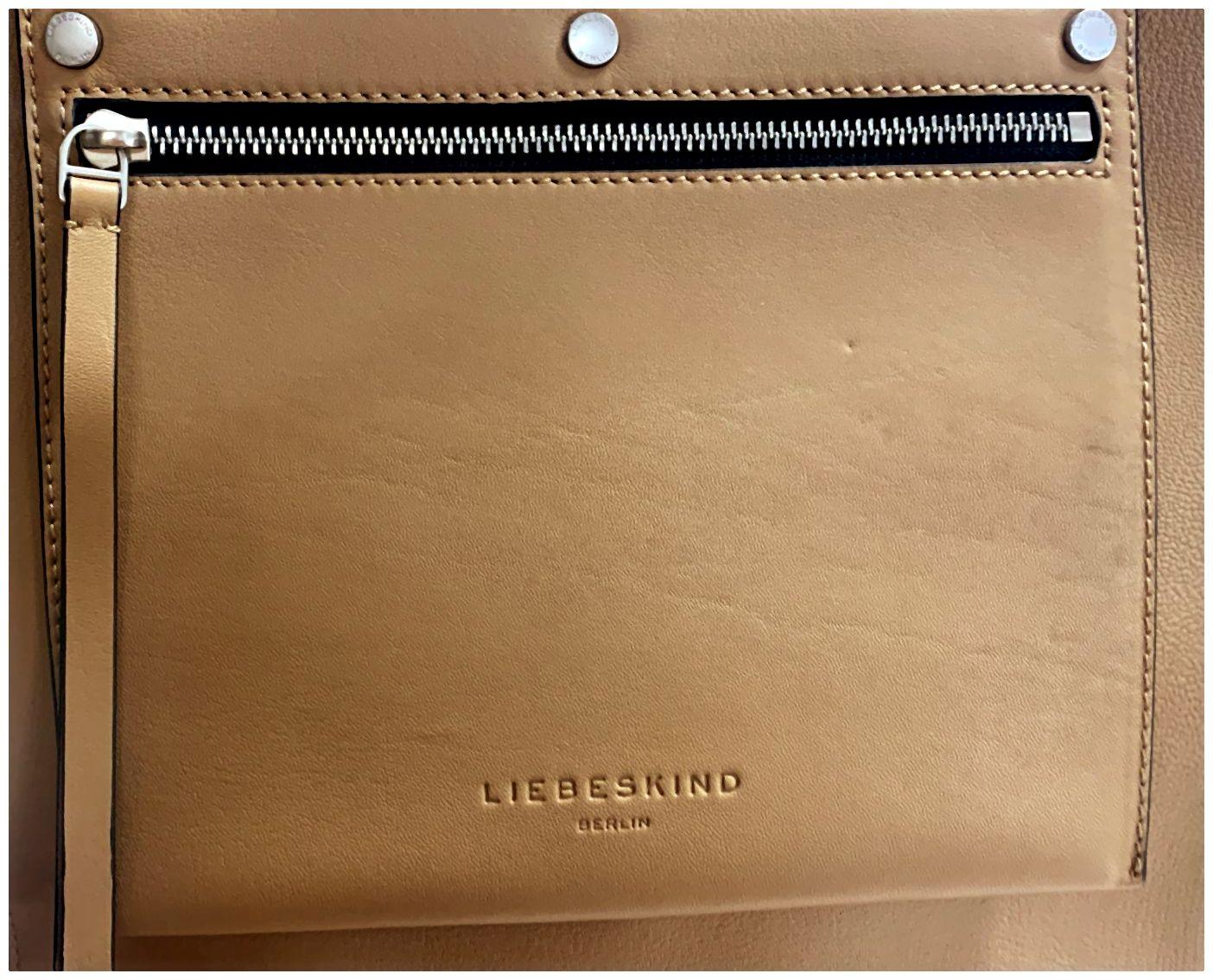 2. Wahl Praline Ledertasche Liebeskind Berlin Steph Shopper Large Sandstein Braun