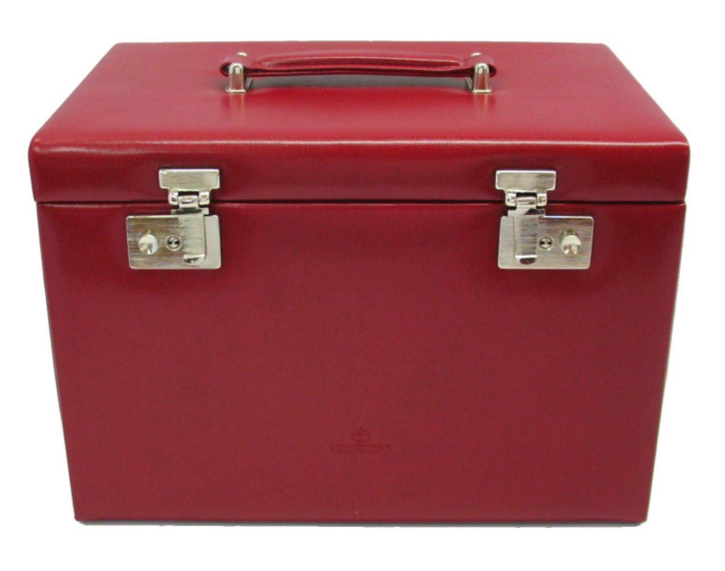 2. Wahl Schmuckkasten Windrose Merino rot