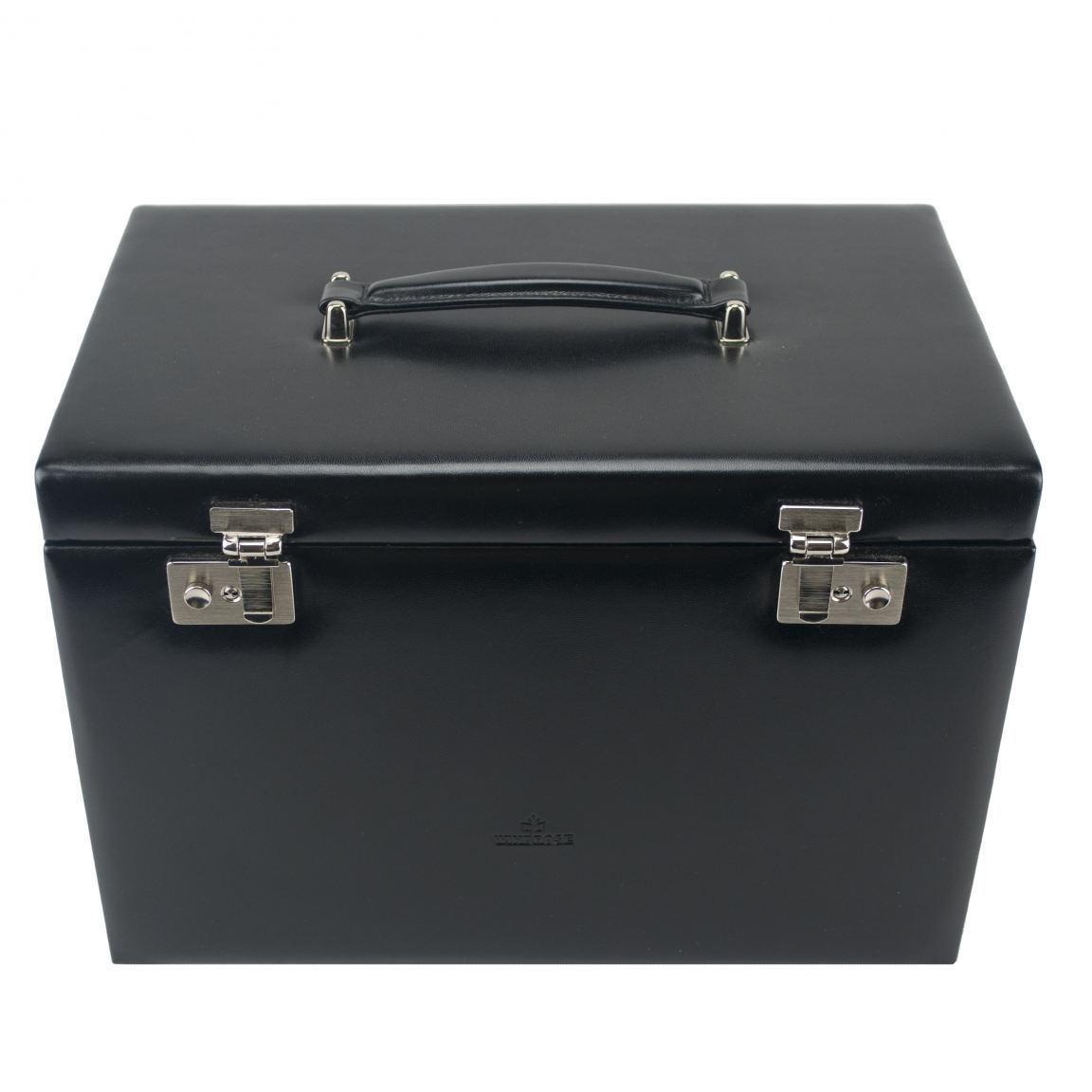 2. Wahl Schmuckkoffer Windrose Merino schwarz