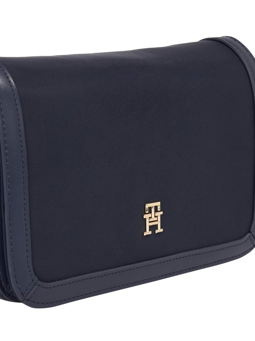 2.WAHL Überschlagtasche Tommy Hilfiger Nylon Essential S Flap Crossover blau