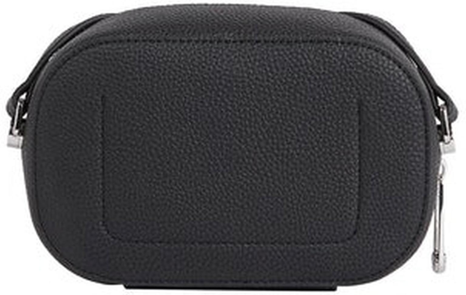 2.WAHL schlichte Schultertasche Schwarz Tommy Hilfiger TH Element Camera Bag Black Silber Interlock