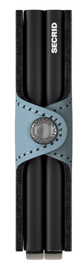 2.Wahl Secrid Twinwallet Kartenetui Leder Matte Blue hellblau RFID