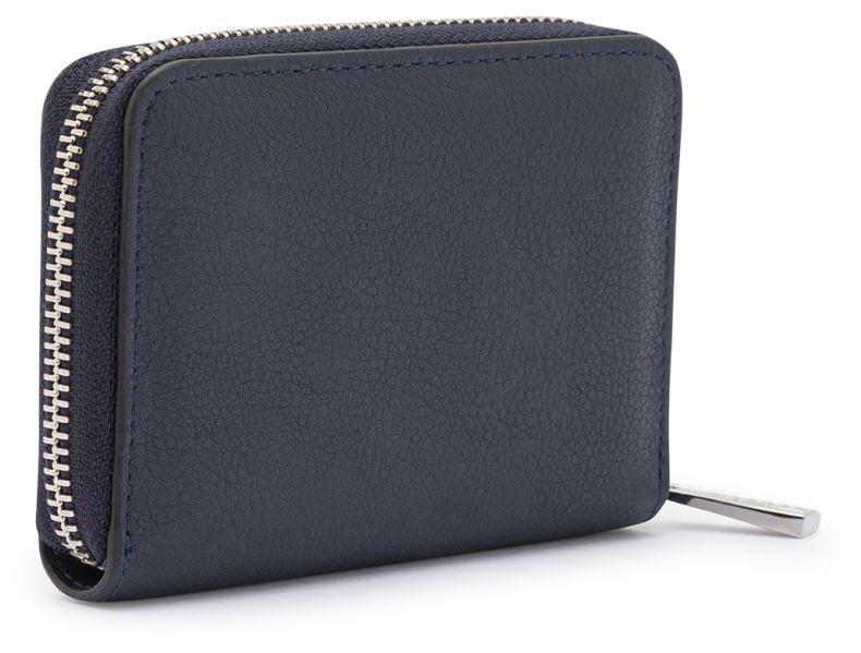 kompakte Geldbörse dunkelblau L.Credi Filippa Marine Vegan - L.Credi