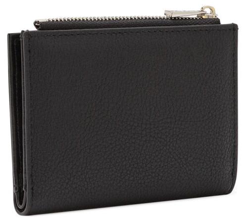 Minibörse L.Credi schwarz Filippa klappbar Münzfach - L.Credi