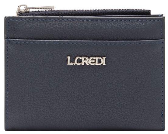dunkelblaues Portmonee klappbar L.Credi Filippa - L.Credi