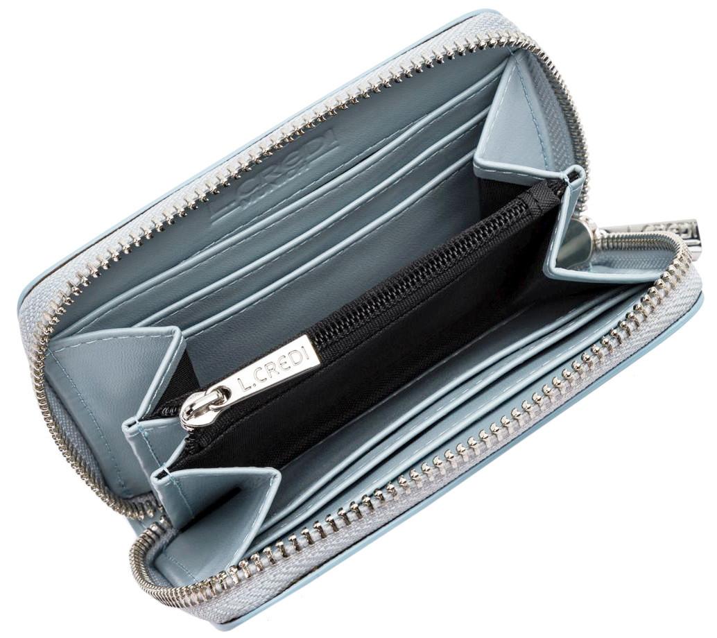 helle Zipbörse L.Credi Filippa himmelblau - L.Credi