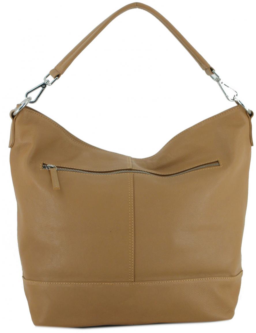 365 d.a.y.s Anika Curry große Beuteltasche Camelbraun