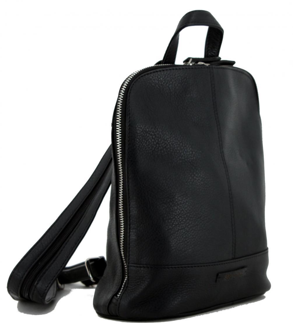 365 d.a.y.s Isa Black kleiner Damenrucksack schwarz