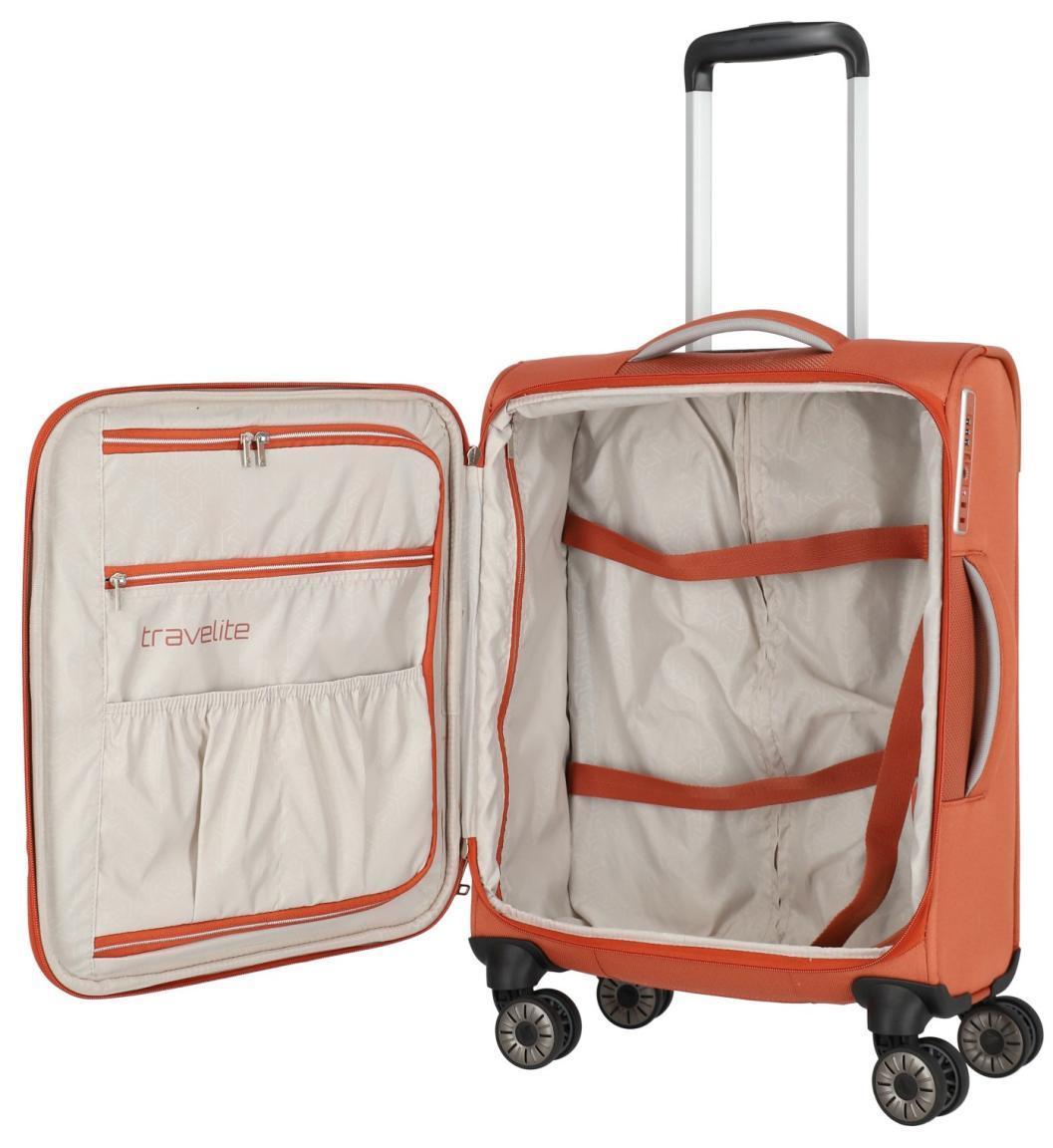 4-Rad-Bordtrolley orange S 55cm Travelite Miigo Safran orange Handgepäck