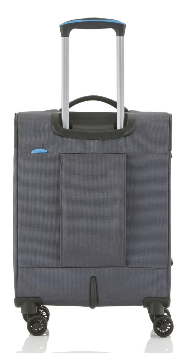 4-Rad Handgepäck Trolley 55cm Travelite CrossLITE anthrazit dunkelgrau blau