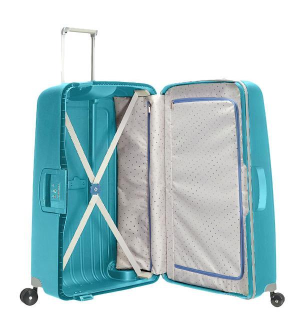 4-Rad Reisekoffer Trolley 75cm Samsonite S Cure türkis