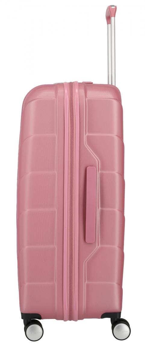4-Rad-Reisetrolley Kalisto Rose L Travelite Hartschale pink 76cm