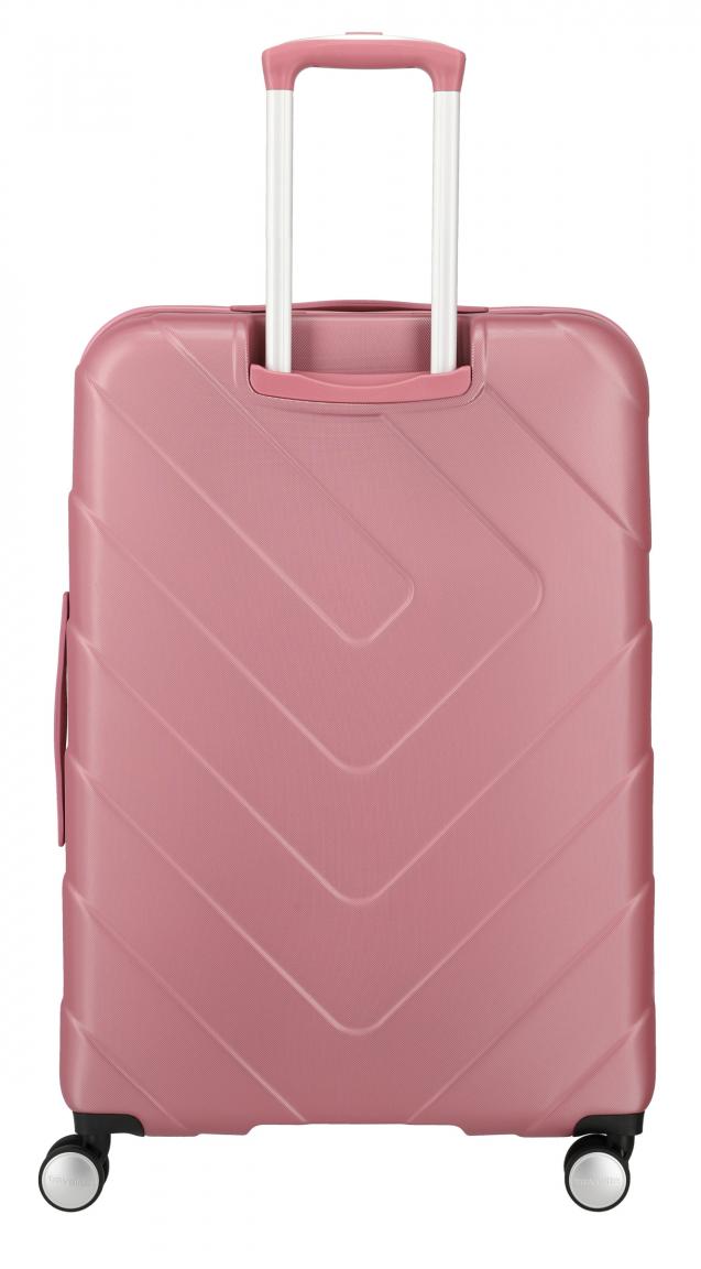 4-Rad-Reisetrolley Kalisto Rose L Travelite Hartschale pink 76cm