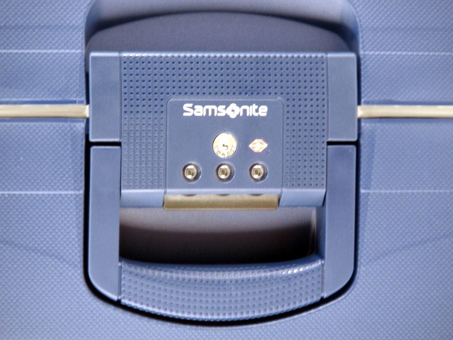 4-Rad Trolley 75cm Samsonite S´Cure blau