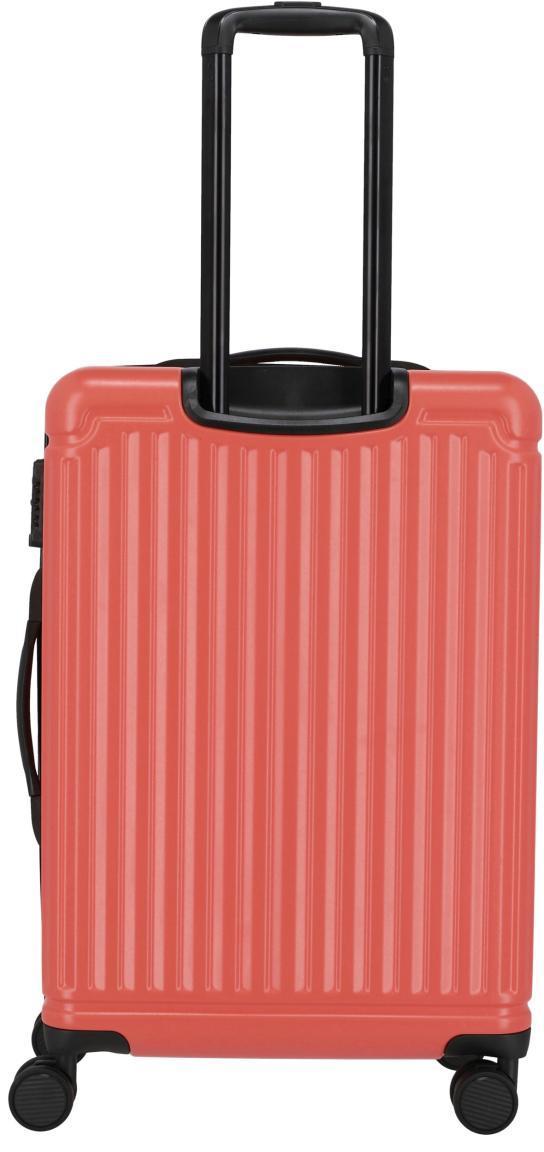 4-Rad-Trolley Hartschale Travelite Cruise M 67cm TSA-Schloss coral