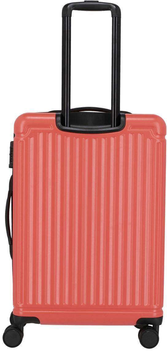 4-Rad-Trolley Hartschale Travelite Cruise M 67cm TSA-Schloss coral