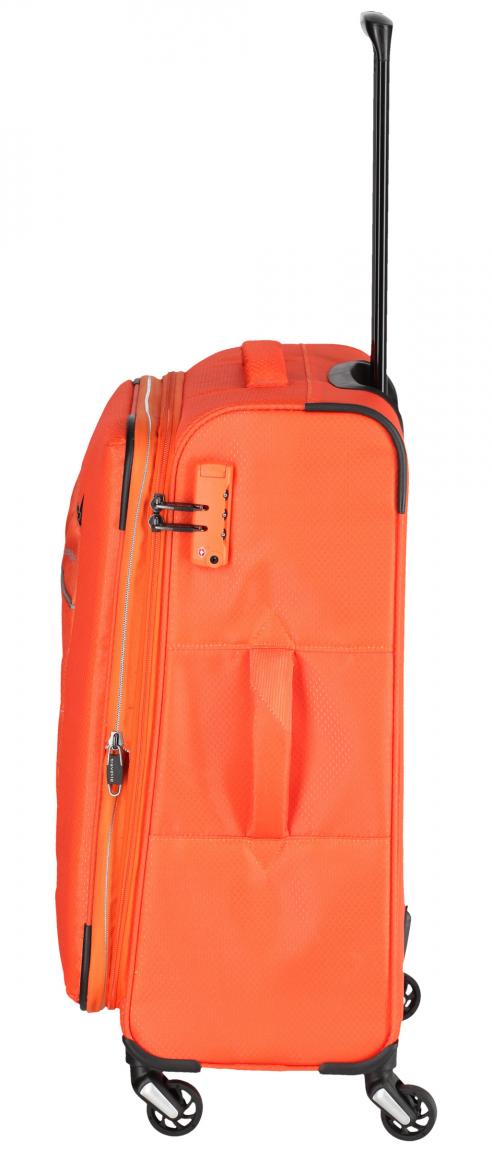 4-Rad Trolley Travelite Kite M 64cm erweiterbar orange Leichtbau