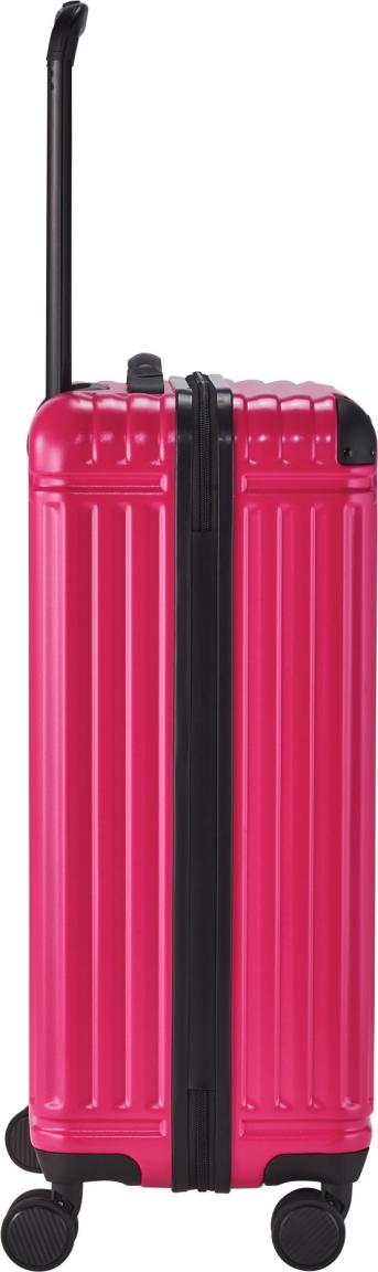 4W Trolley M 67cm Travelite Cruise Hartschalenkoffer pink