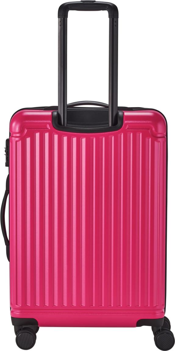 4W Trolley M 67cm Travelite Cruise Hartschalenkoffer pink