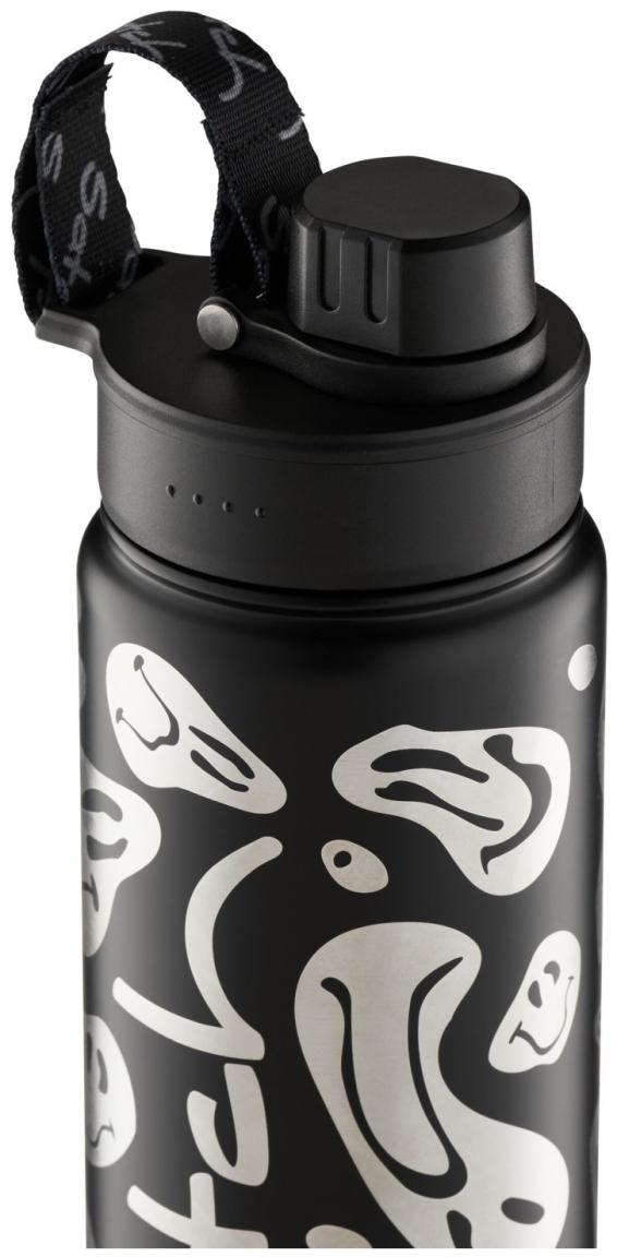 4teiliges Schultaschenset Satch Pack Blurry Faces reflektierend Sportbeutel Trinkflasche