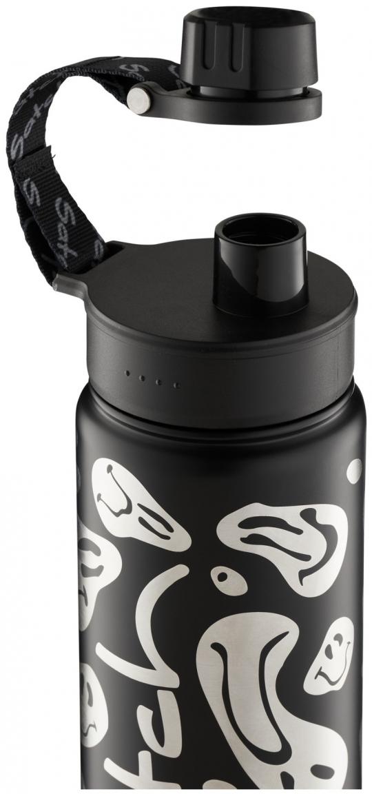 4teiliges Schultaschenset Satch Pack Blurry Faces reflektierend Sportbeutel Trinkflasche