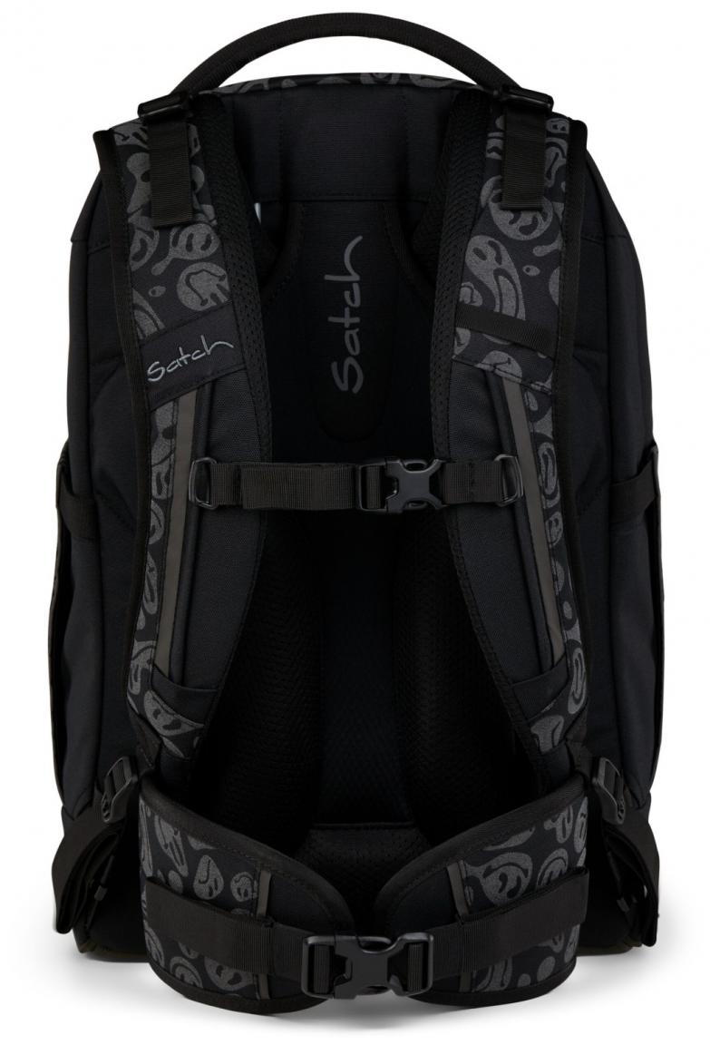 4teiliges Schultaschenset Satch Pack Blurry Faces reflektierend Sportbeutel Trinkflasche