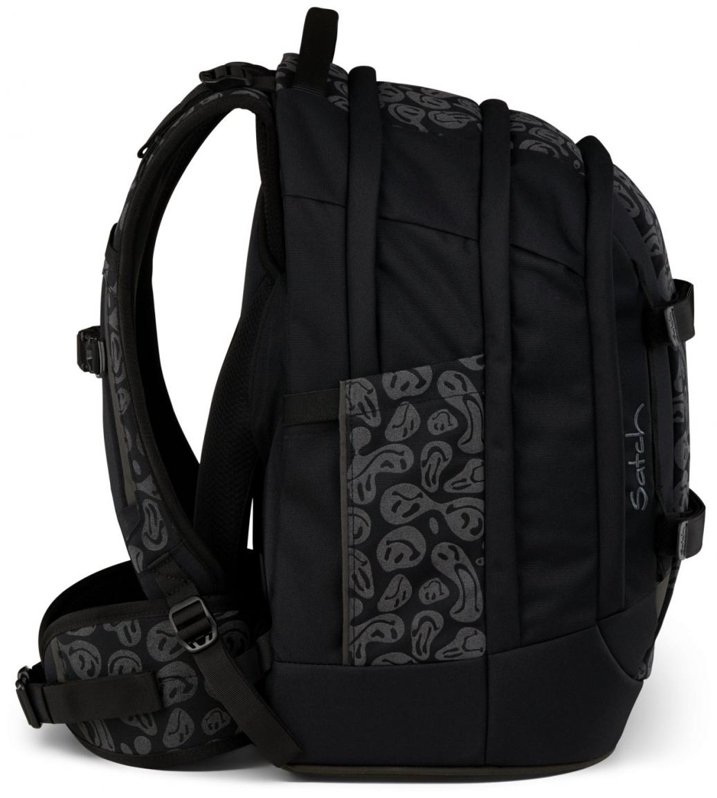 4teiliges Schultaschenset Satch Pack Blurry Faces reflektierend Sportbeutel Trinkflasche