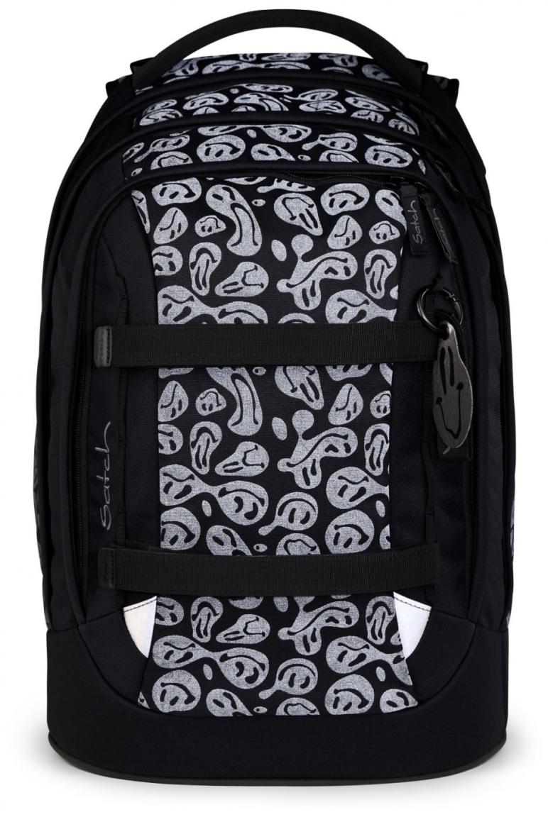 4teiliges Schultaschenset Satch Pack Blurry Faces reflektierend Sportbeutel Trinkflasche