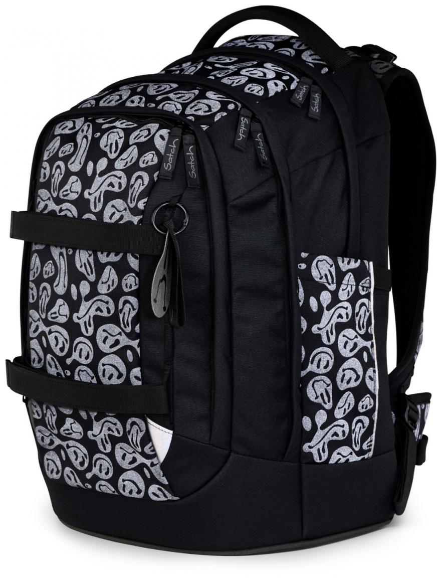 4teiliges Schultaschenset Satch Pack Blurry Faces reflektierend Sportbeutel Trinkflasche