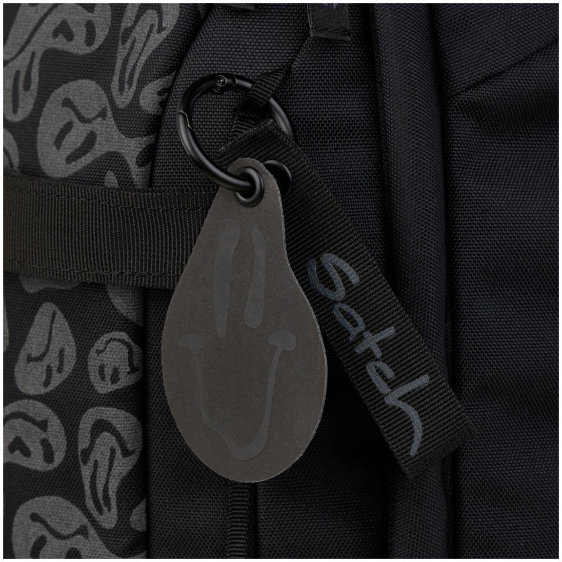 4teiliges Schultaschenset Satch Pack Blurry Faces reflektierend Sportbeutel Trinkflasche