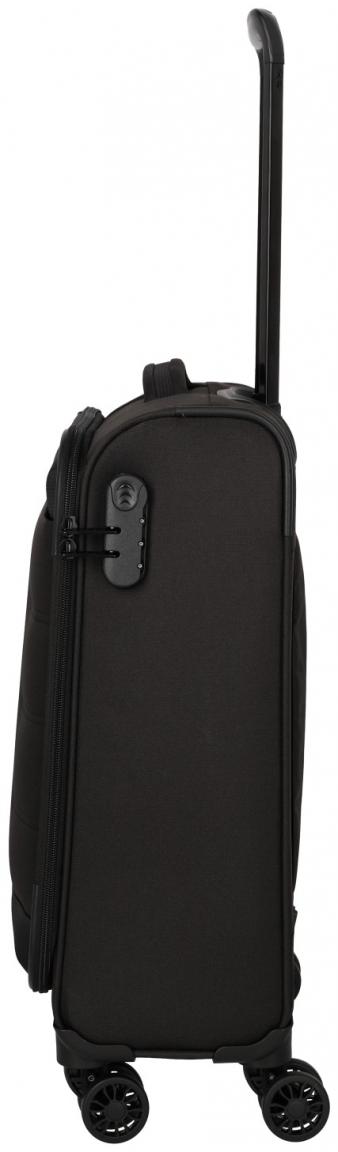 4w Kabinentrolley Travelite Rügen S 55cm schwarz Softcase