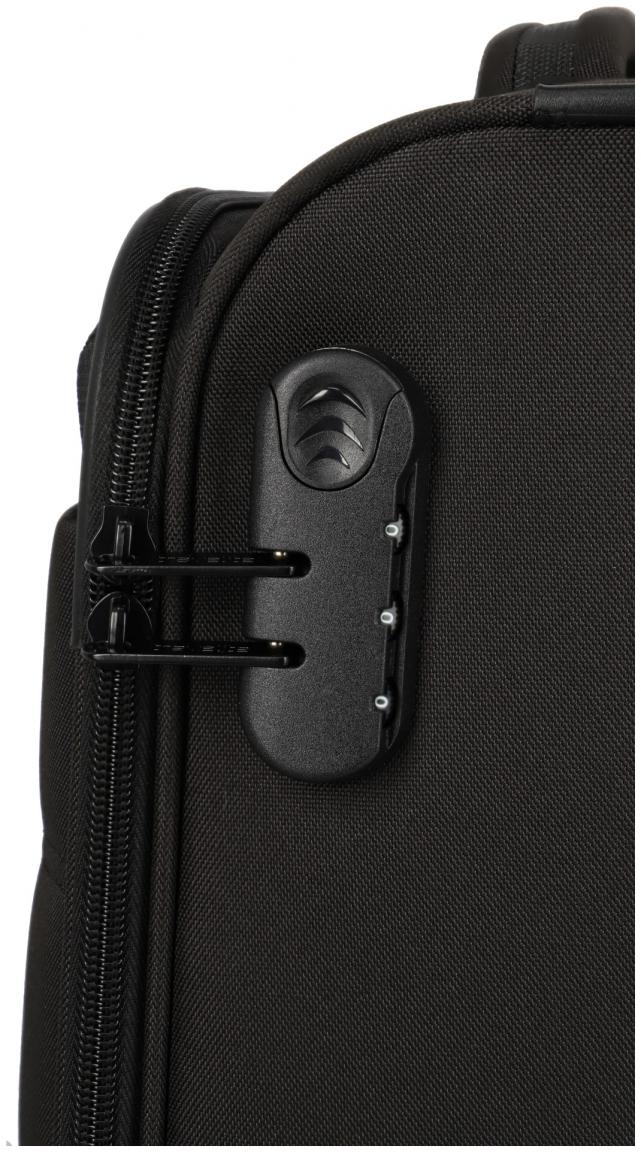 4w Kabinentrolley Travelite Rügen S 55cm schwarz Softcase