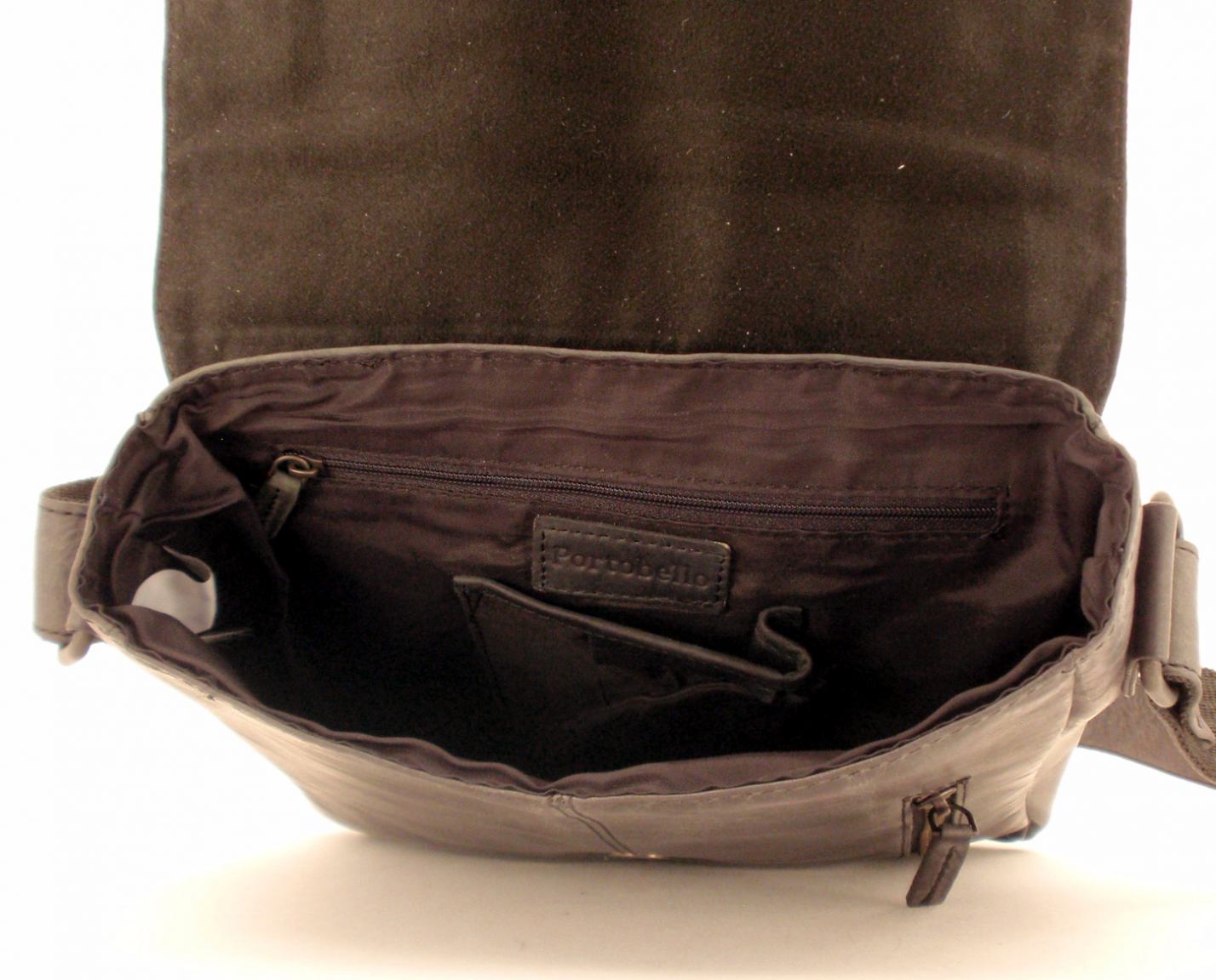 Portobello Crossover Tasche Leder Cognac Bags & more