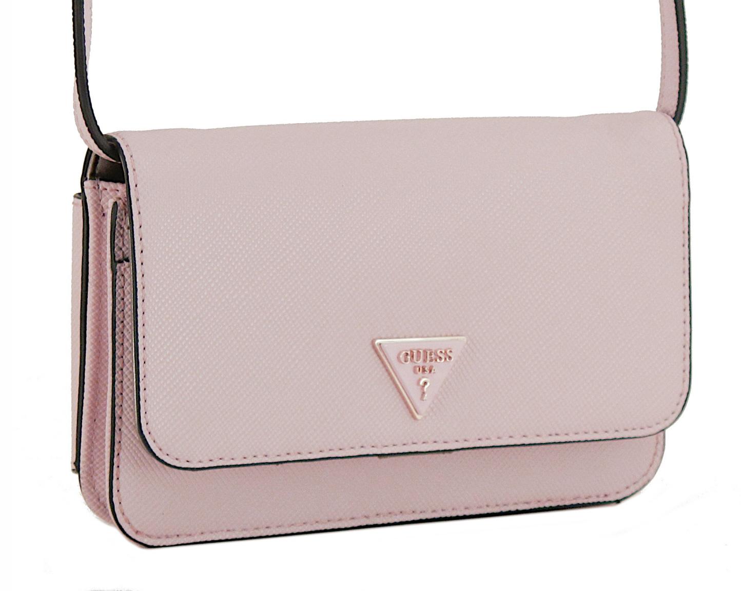 Abendtasche Guess Eco Alexie Light Rose Saffiano rosa