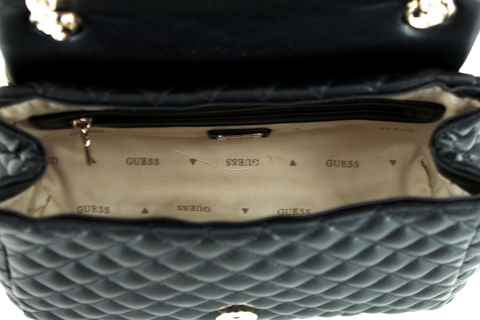Abendtasche Guess Rianee Quilt White abgesteppt Kettenhenkel