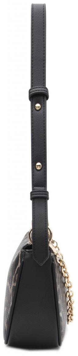 Abendtasche Phaedra mit Leoprint Braun Mix L.Credi Kette