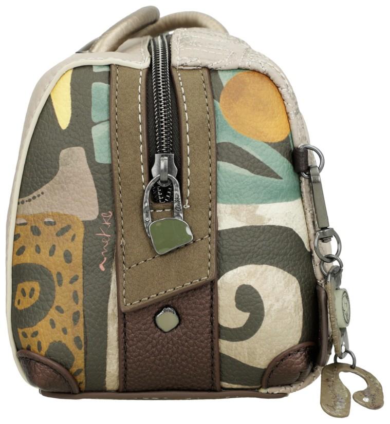 Abendtasche Steinoptik bestickt Anekke Muse Amphora beige bunt