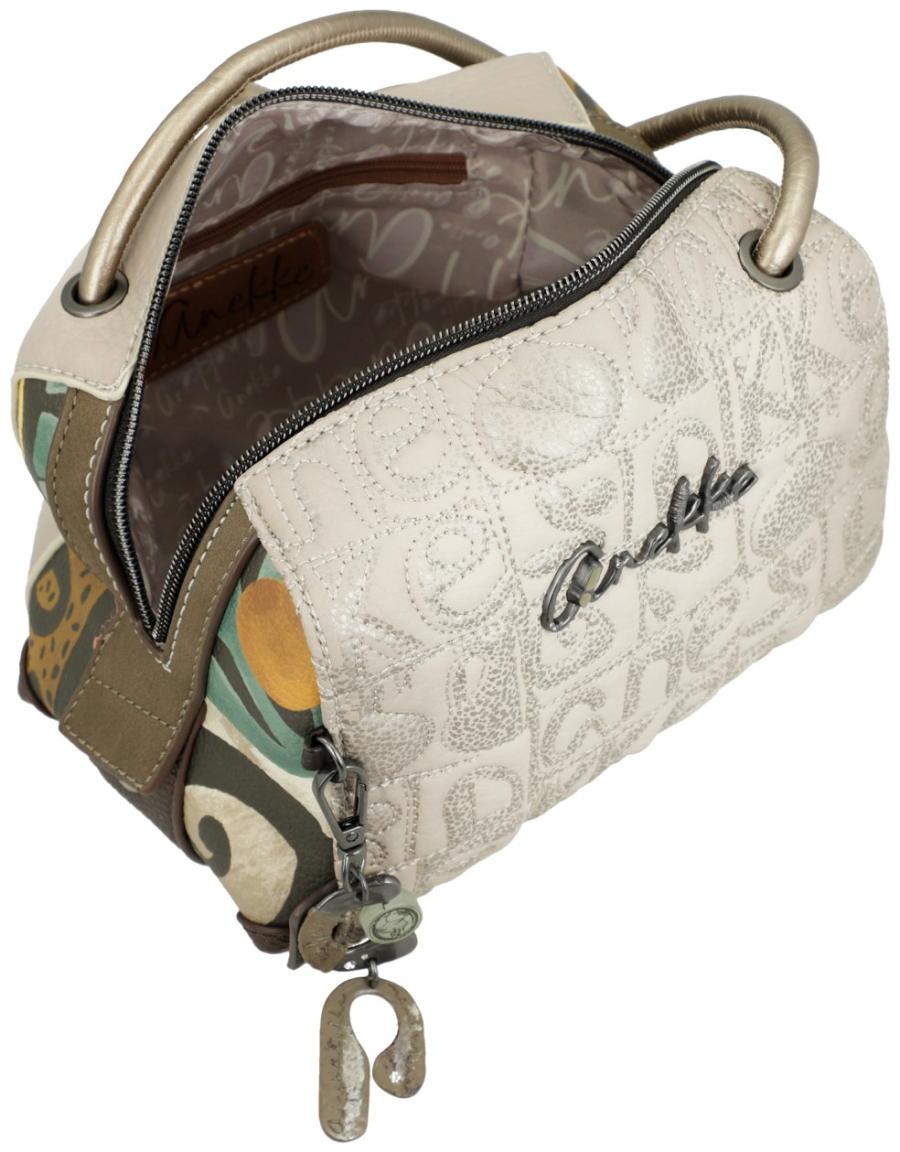 Abendtasche Steinoptik bestickt Anekke Muse Amphora beige bunt