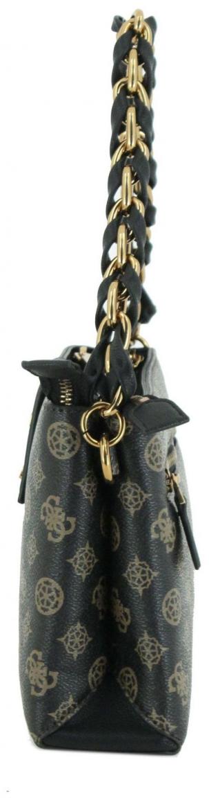 Abendtasche mit Kettenhenkel Guess Alva Mini Brown Logo