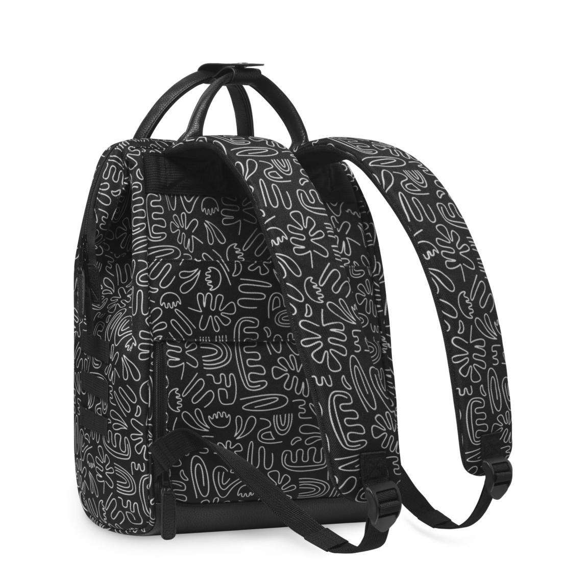 Adventuerer Medium Amiens Cabaia cooler Freizeitrucksack Black and White Muster