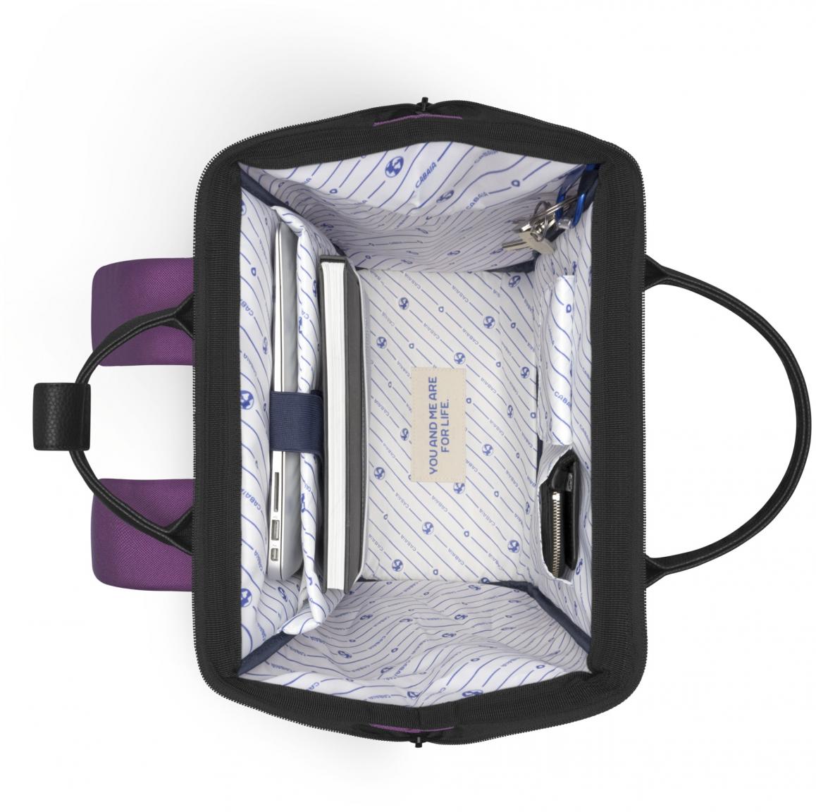 Adventurer Large Singapour Cabaia Outdorrucksack Lila Wechselfront