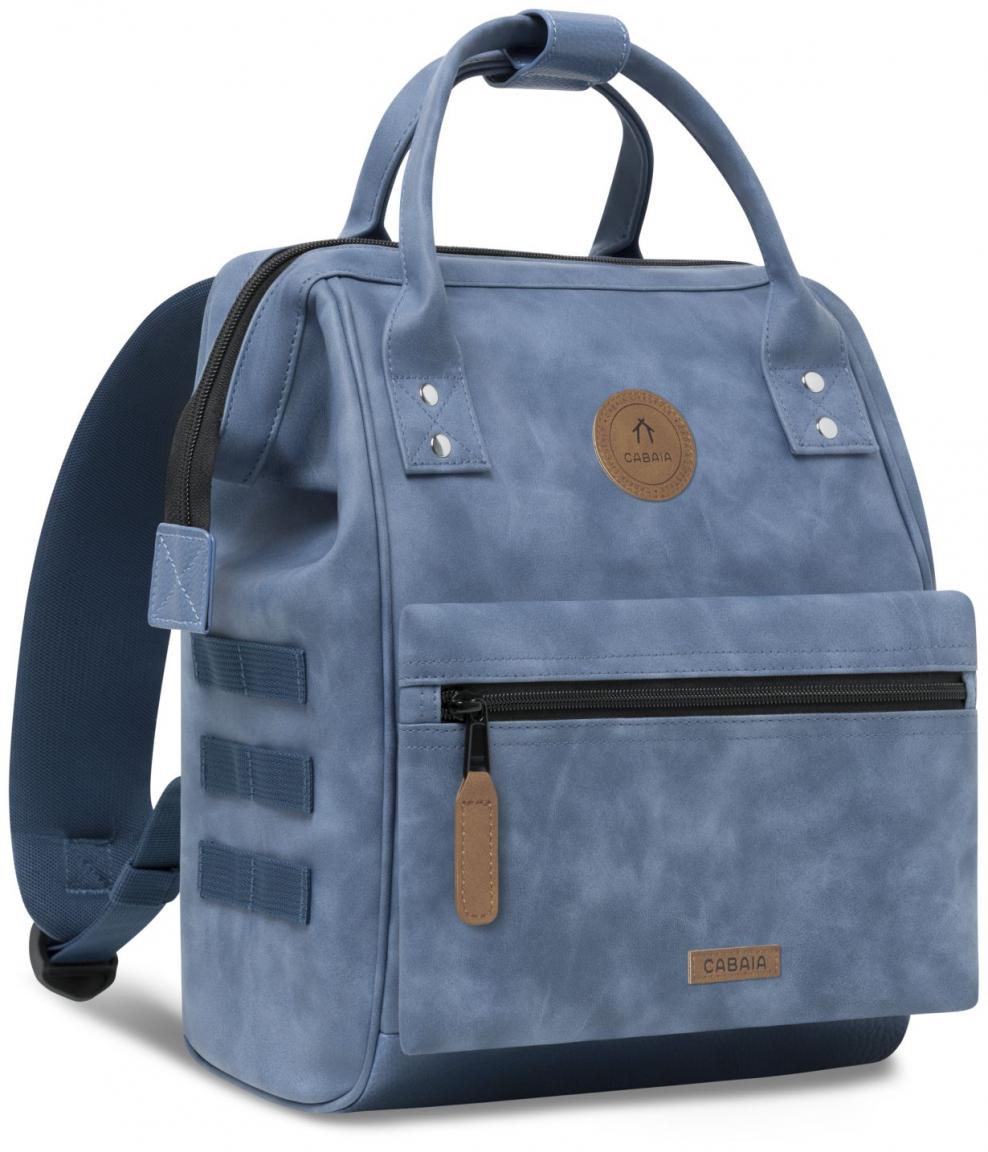 Adventurer Small Cityrucksack blau Wechselfront wasserabweisend Galway vegan Cabaia