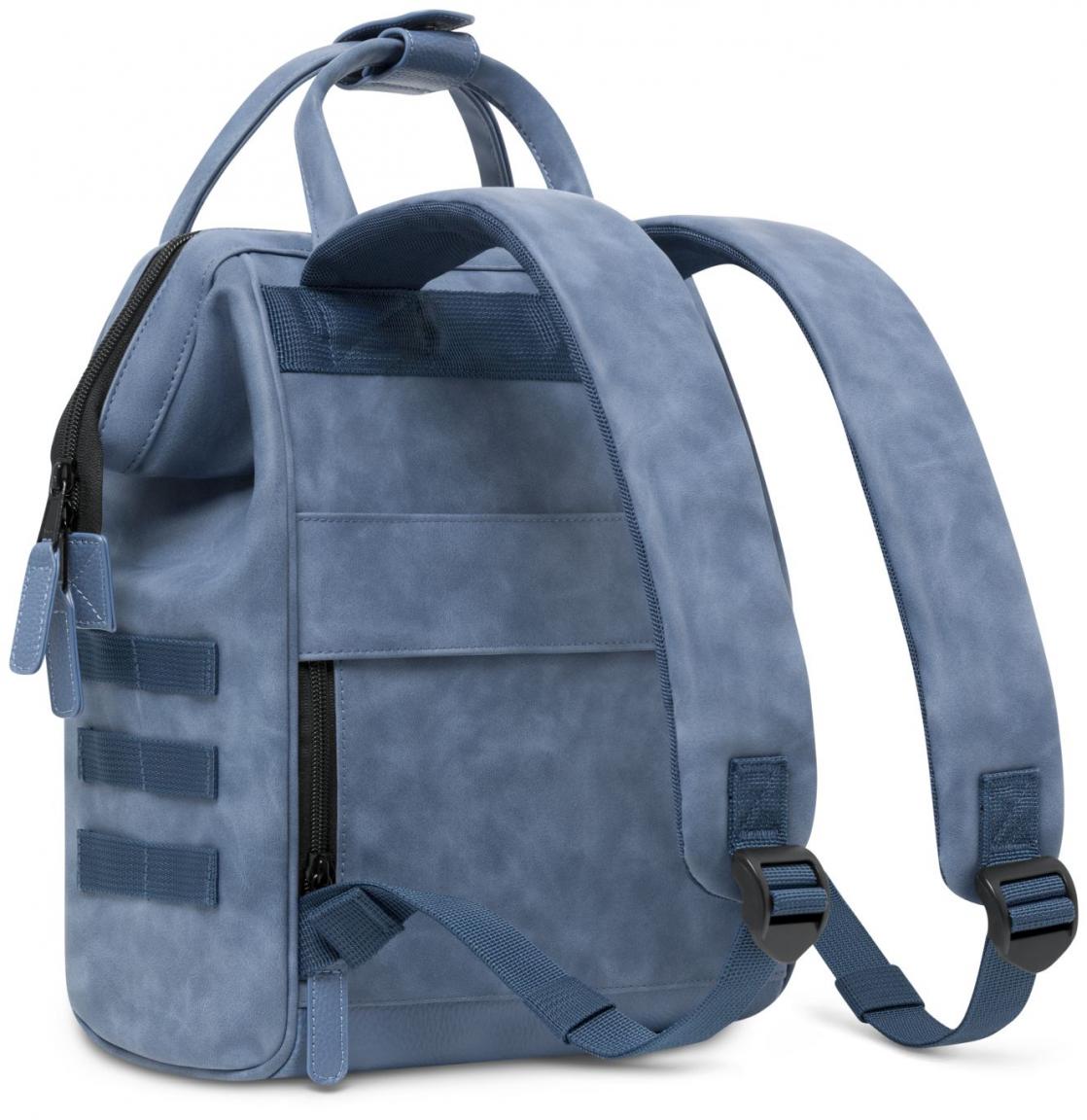 Adventurer Small Cityrucksack blau Wechselfront wasserabweisend Galway vegan Cabaia