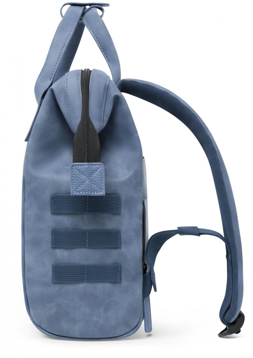 Adventurer Small Cityrucksack blau Wechselfront wasserabweisend Galway vegan Cabaia