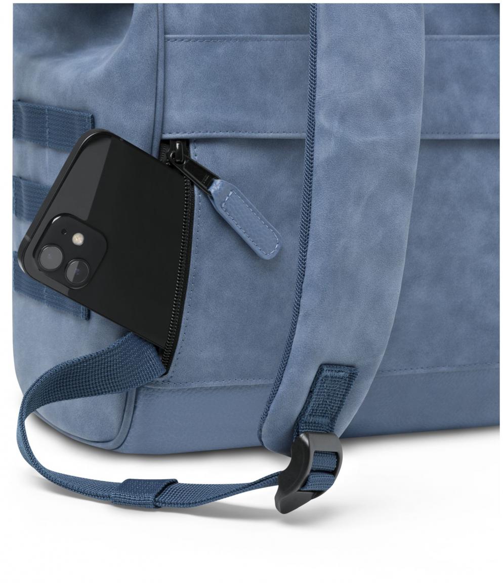 Adventurer Small Cityrucksack blau Wechselfront wasserabweisend Galway vegan Cabaia