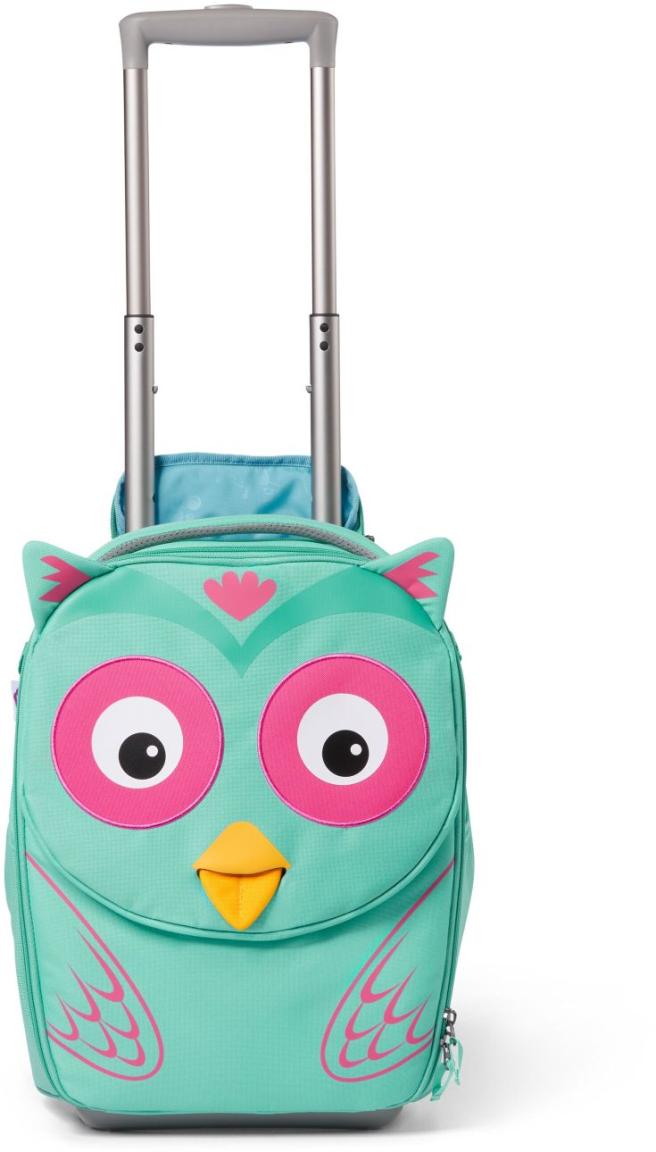 Affenzahn Eluise Eule türkis pink Kindertrolley 2-Rad