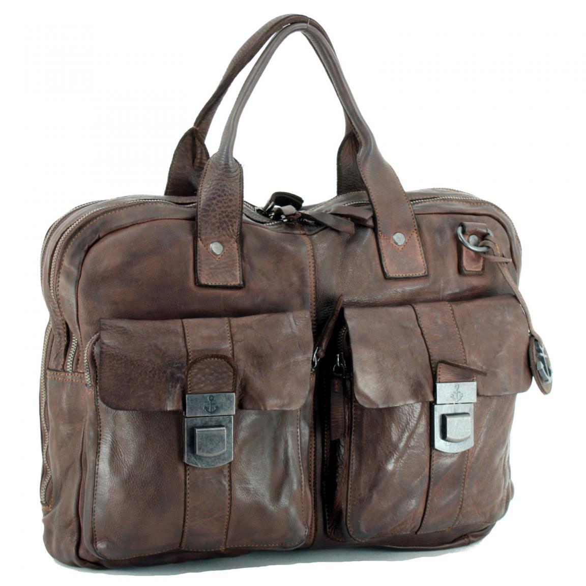 Aktentasche Harbour 2nd Winterhude Brown Vintage braun