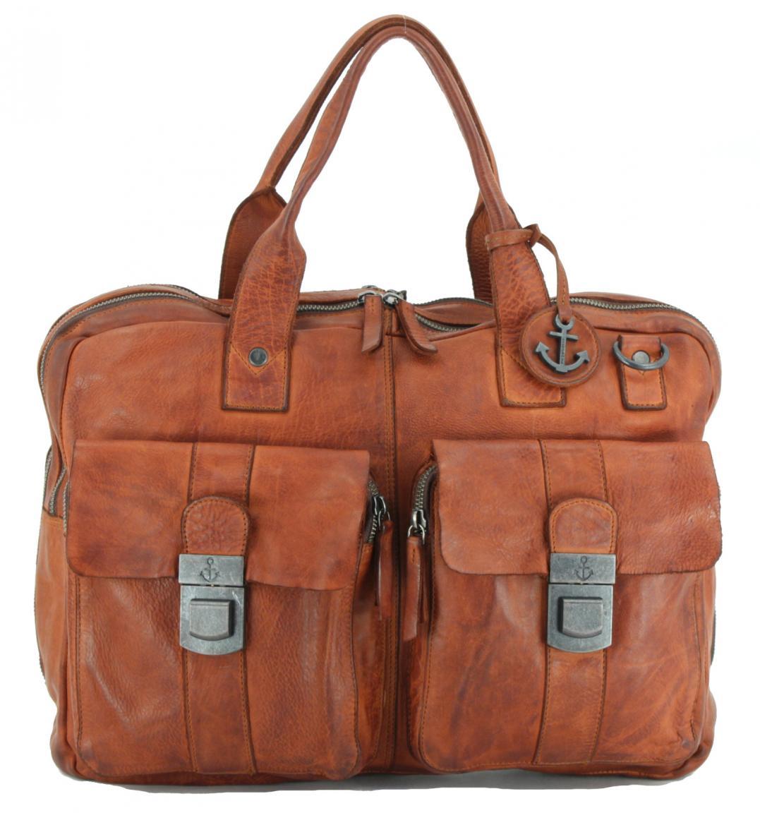 Aktentasche Harbour 2nd Winterhude Brown Vintage braun