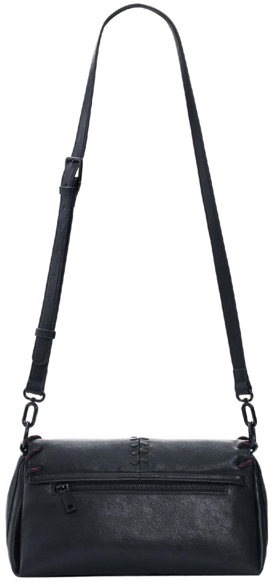 All Mickey Überschlagtasche Desigual rot Naron Medium schwarz