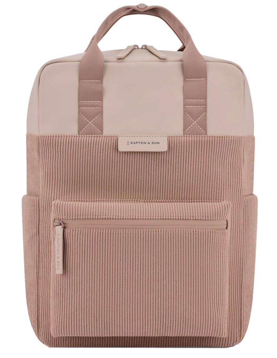 Alltagrucksack Bergen Pro KAPTEN UND SON Rose Clay Rippcord